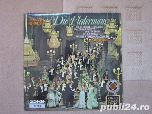 Vinil Strauss –Die Fledermaus (Liliacul) – Herbert Von Karajan (nou) Vinil Strauss –Die Fledermaus (Liliacul) – Herbert Von Karajan (nou)