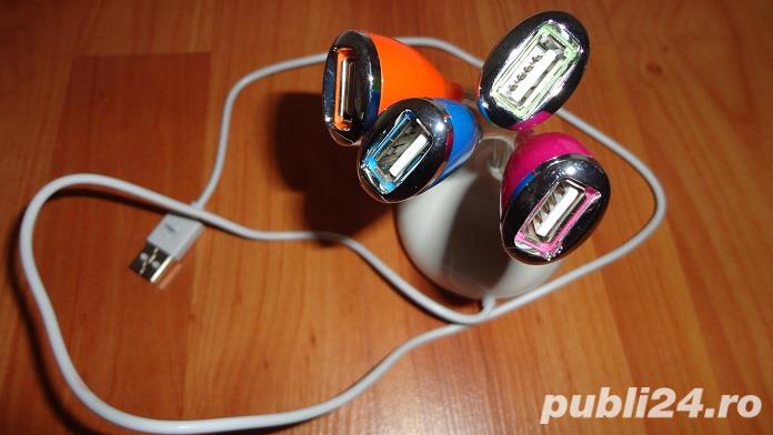 Hub USB 4 porturi 2.0,