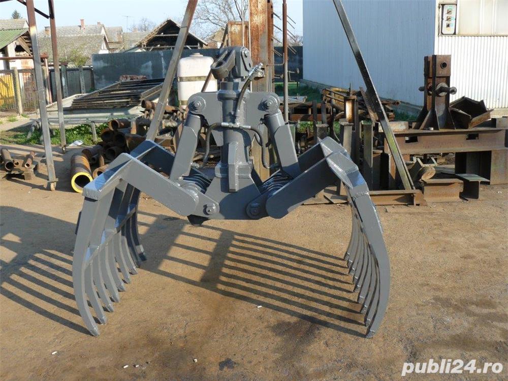 Graifer furca fan, gunoi grajd pentru orice utilaj.
