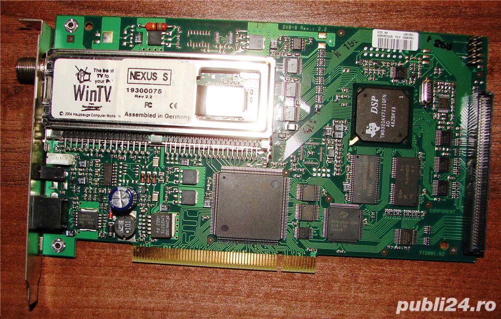 Placa receptie satelit Hauppauge WinTV-NEXUS-S - PCI