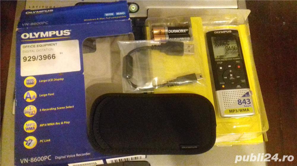 Reportofon Olympus VN-8600PC la cutie cu garantie 12 luni HUSA BONUS