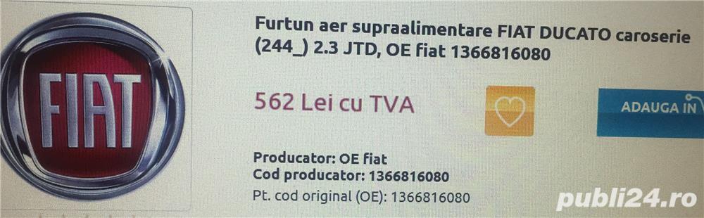 Furtun aer supraalimentare FIAT DUCATO 2