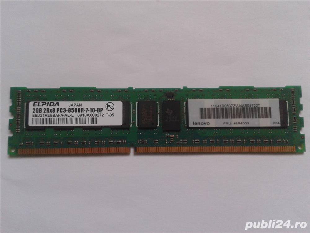 Vand Memorie PC Ram Elpida EBJ21RE8BAFA-AE-E 2Gb DDR3 1066Mhz Pret 25 Lei