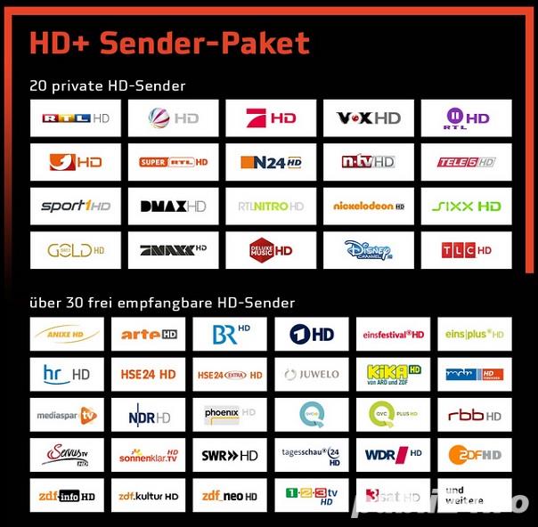 Carduri satelit HD+ Germany HD02