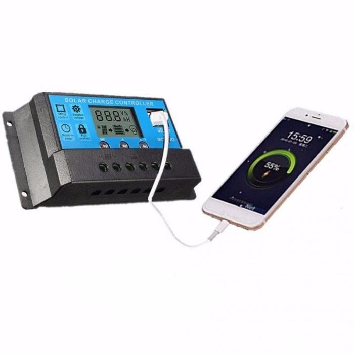 Regulator solar 10A 20A 30A 12V/24V LCD Controler PWM Regulator solar 10A 20A 30A 12V/24V LCD Controler PWM