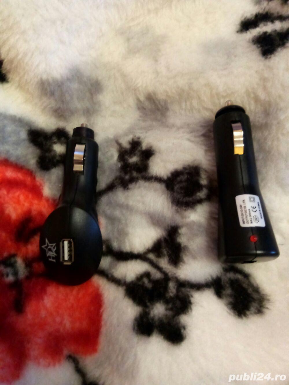 Bricheta   Incarcator auto port USB 5v , 1A, NOU !