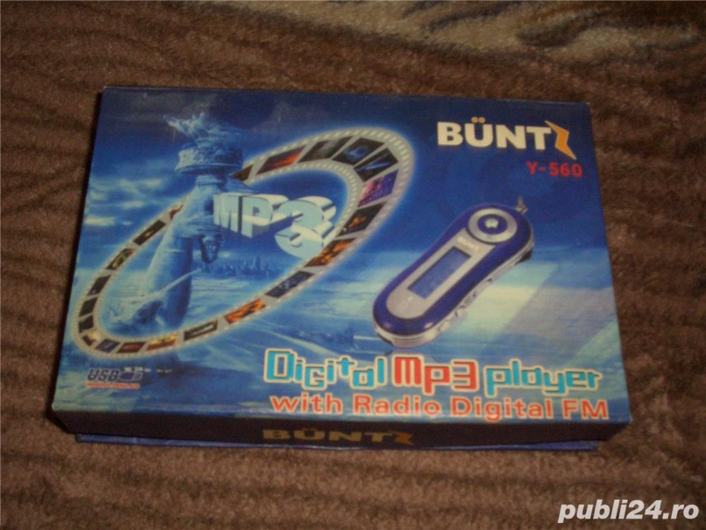 Mp 3 marca buntz nou la cutie Complet (schimb)