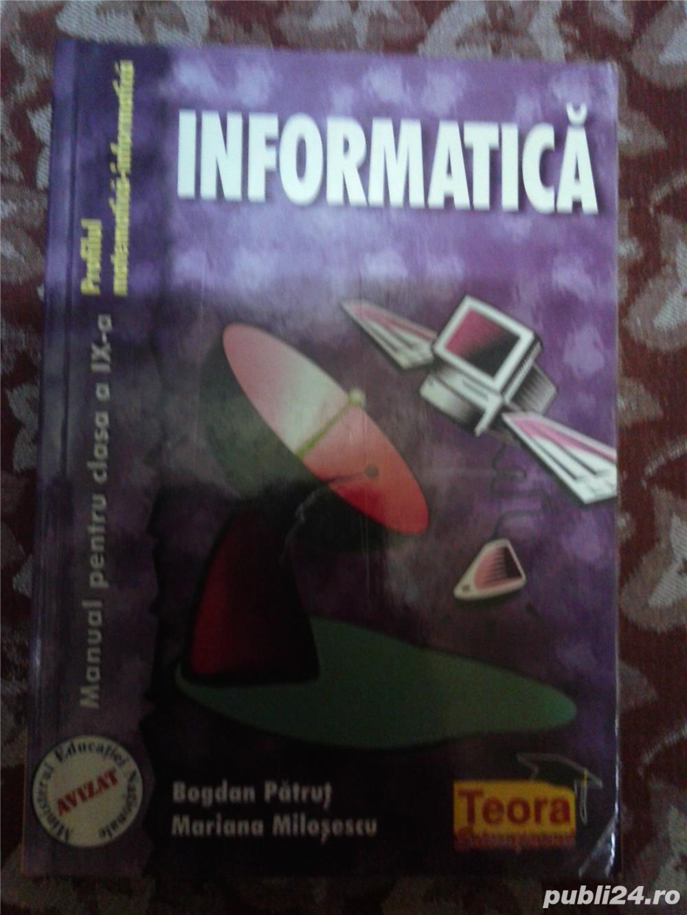 Carte informatica clasa a 9-a Carte informatica clasa a 9-a