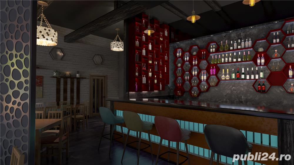 Design de interior, baruri, cafenele, restaurante.