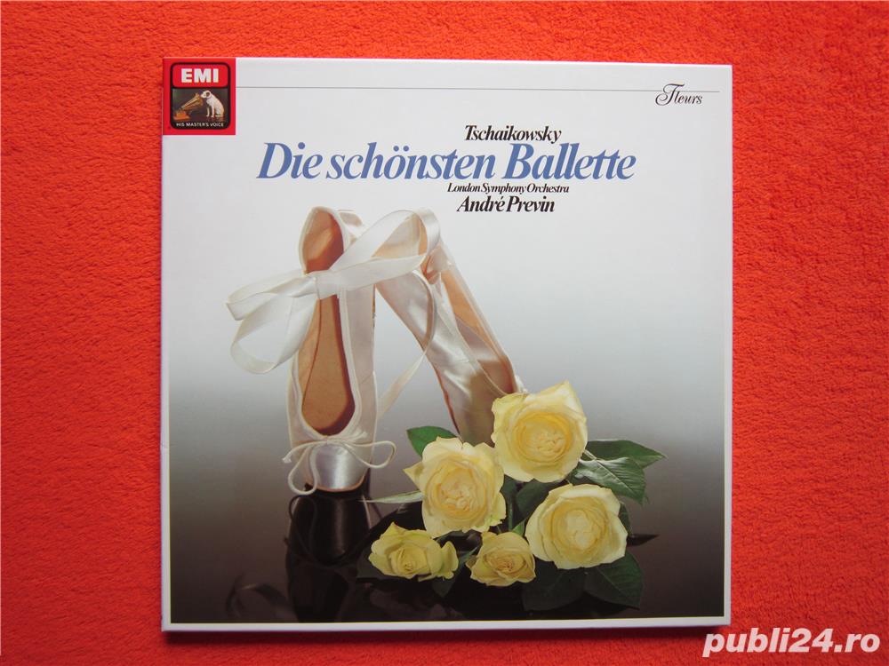 Ceaikovski 2LP Balet Lacul lebedelor+Spagatorul de nuci,Germany 1972 impecabile