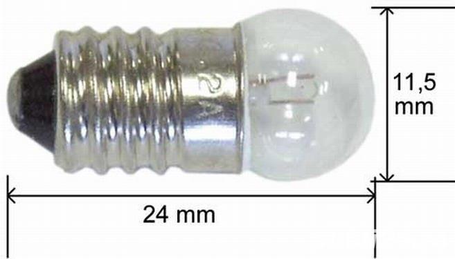 beculete 2,5 V - 0,15A si 3,5 V - 0,26A