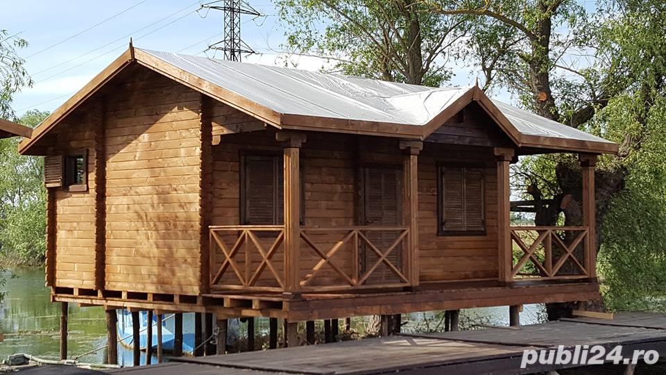 Constructii casute din lemn, model Casuta DELTA rexal.ro