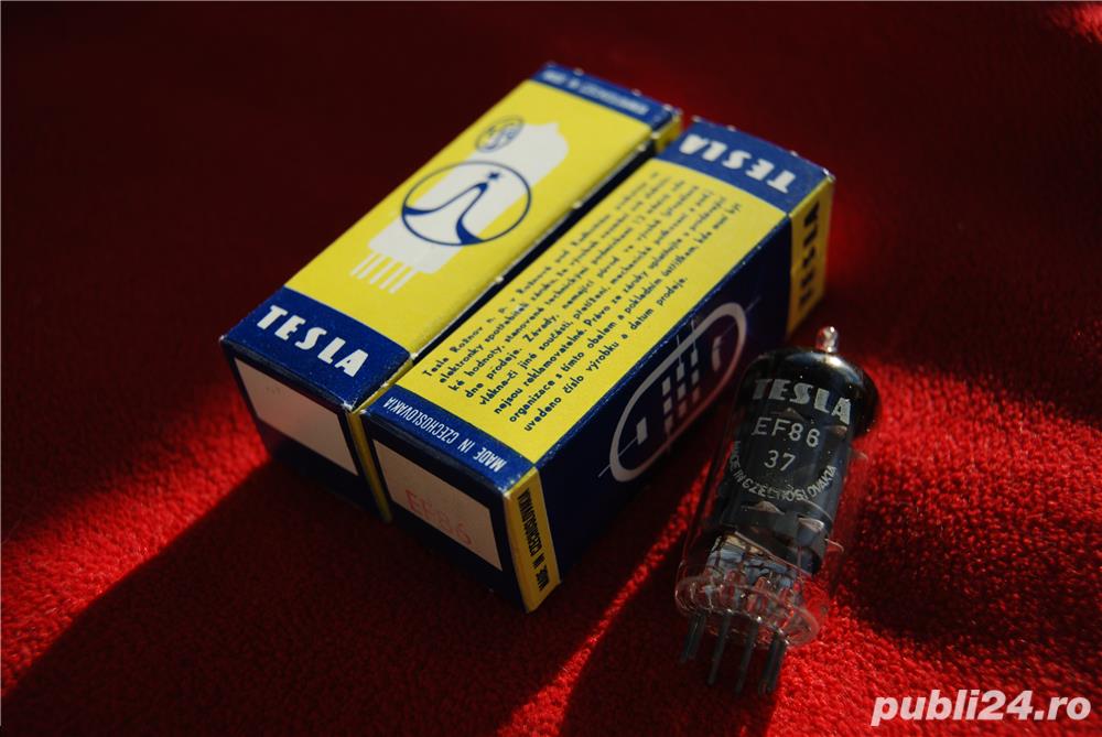 EF86 Tuburi preamplificatoare audio, noi, pentru colectionari (NOS).