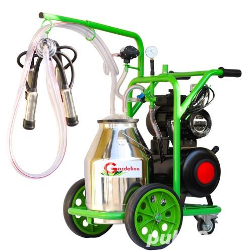 Masina de muls 1 post 30 l inox cu pahare inox cu tanc 