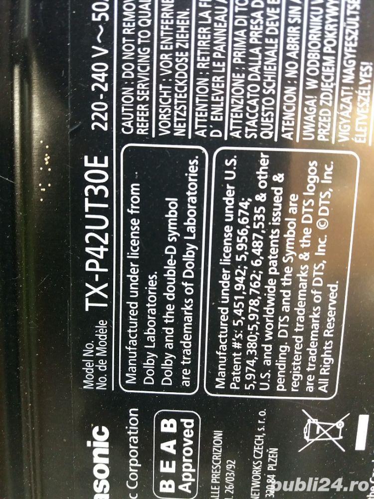 vind plasms Panasonic-TX-P42UT30E ,defect.