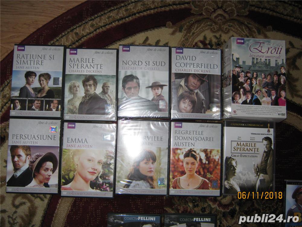 100 DVD FILME ORIGINALE DE OSCAR ,COLECTIE BBC,FELLINI,TOMA CARAGIU,MISCAREA DE REZISTENTA,RARITATI 100 DVD FILME ORIGINALE DE OSCAR ,COLECTIE BBC,FELLINI,TOMA CARAGIU,MISCAREA DE REZISTENTA,RARITATI