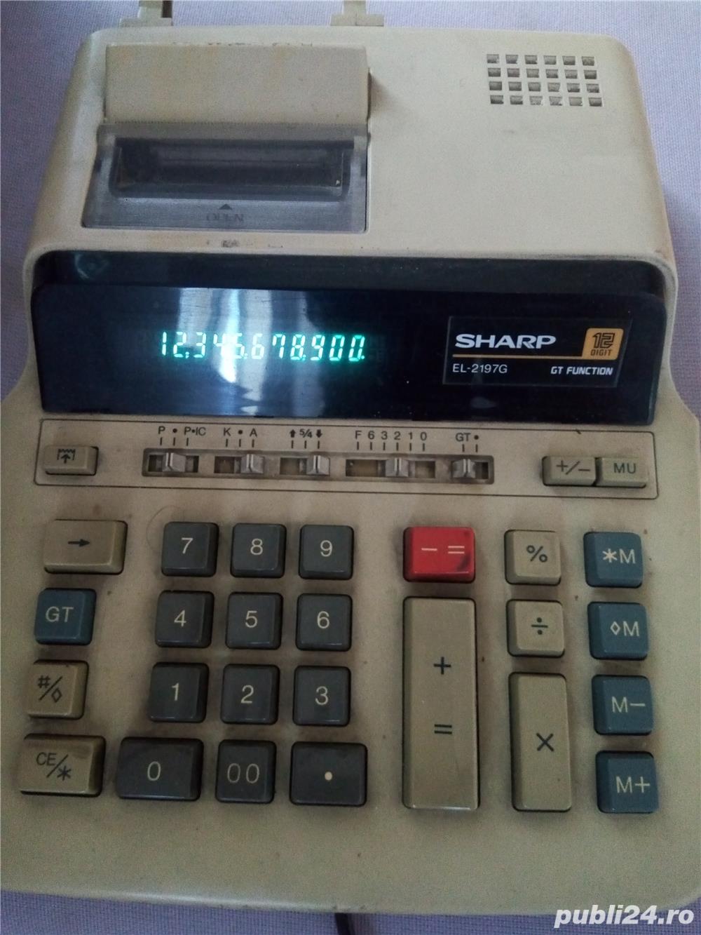 Sharp calculator cu banda