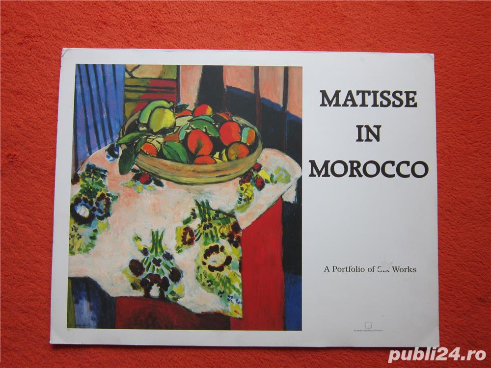 Mapa vintage Matisse in Marocco - Printbook -4 postere, 1990 Mapa vintage Matisse in Marocco - Printbook -4 postere, 1990