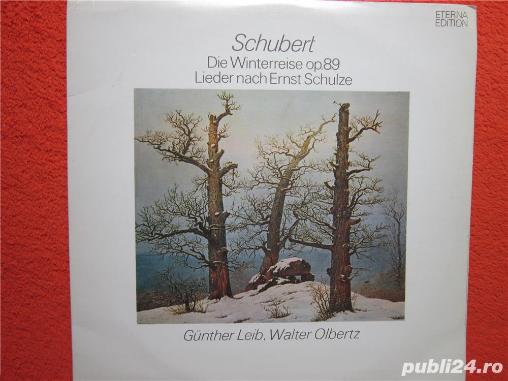 Vinil vinyl 2LP Schubert-Die Winterreise Op89 & 9Lieder Nach ErnstSchulz 1971