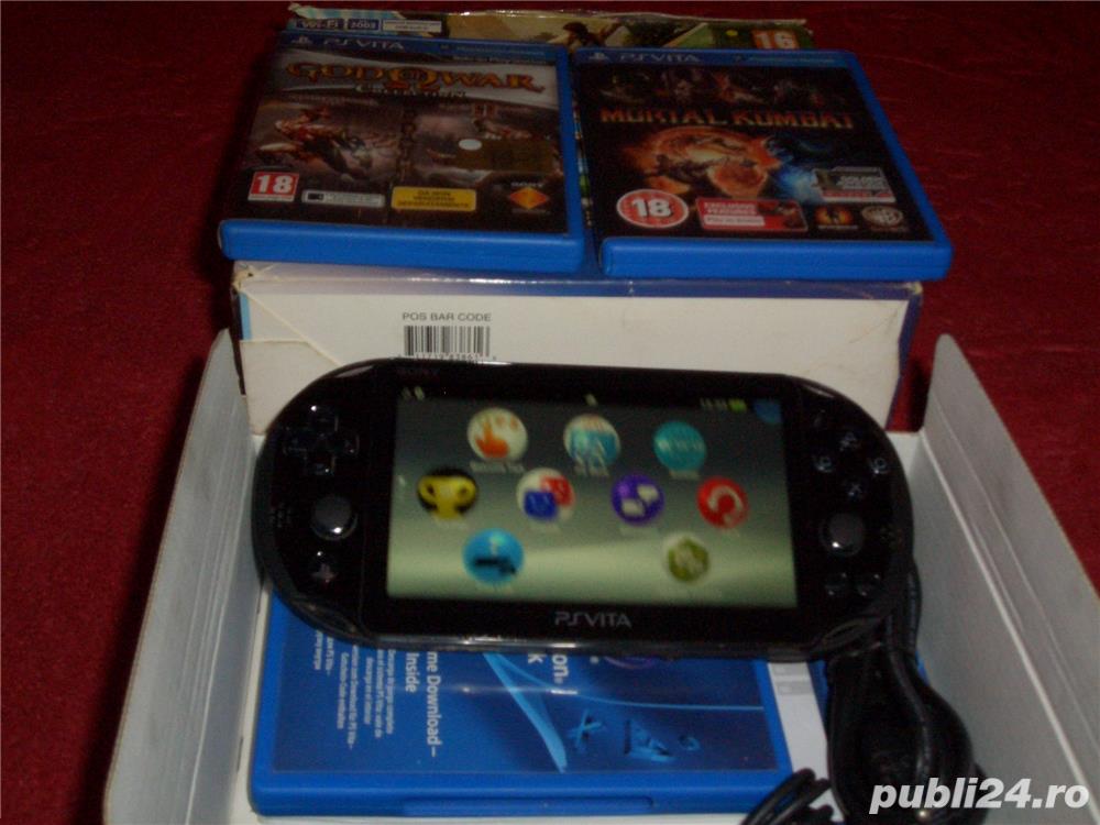 Sony PSP VITA Modat card 4 gig +3 jocuri (schimb) Sony PSP VITA Modat card 4 gig +3 jocuri (schimb)