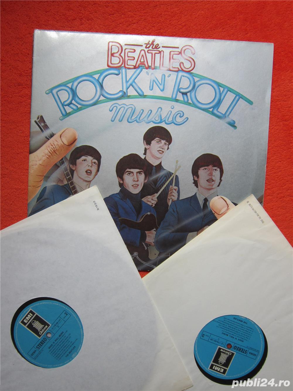 cadou inedit -vinil The Beatles -Rock 'N' Roll Music 2xLP- impecabil, made Germany 1976