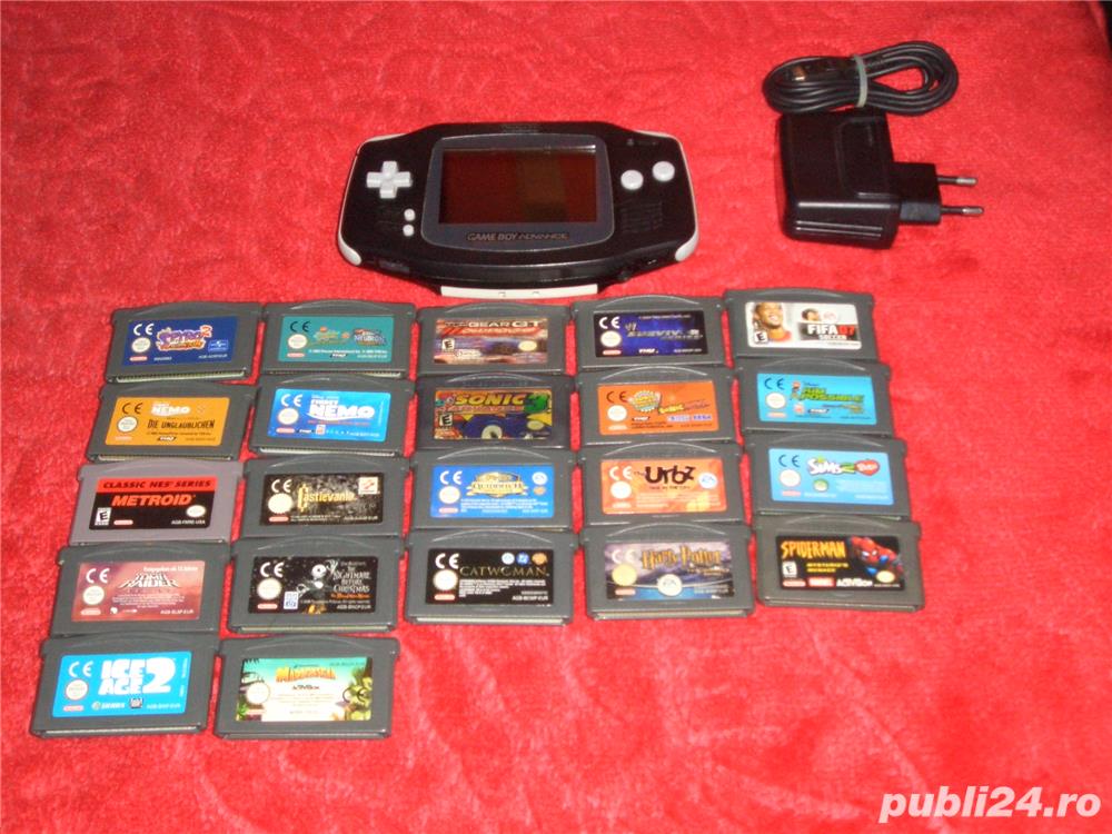 Game Boy Advance + Jocurii (Schimb)