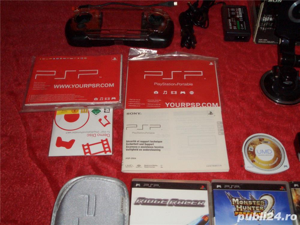 Sony PSP Cu 12 Jocurii Originle  totul este la cutie complet (schimb)