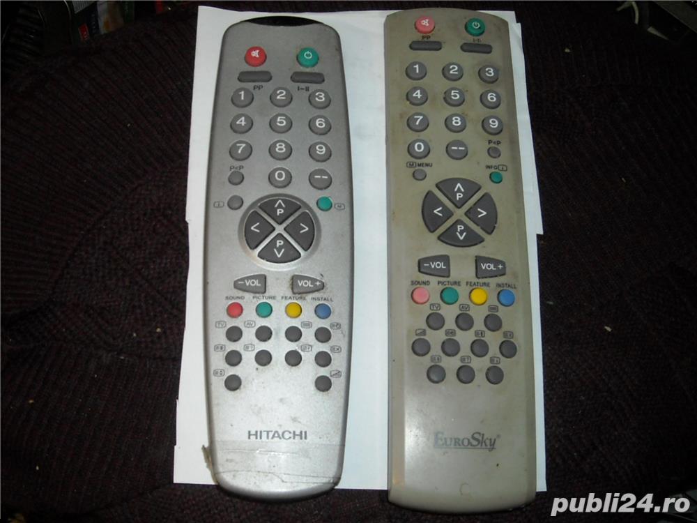Vand telecomanda TV  Hitachi si EuroSky telecomenzi