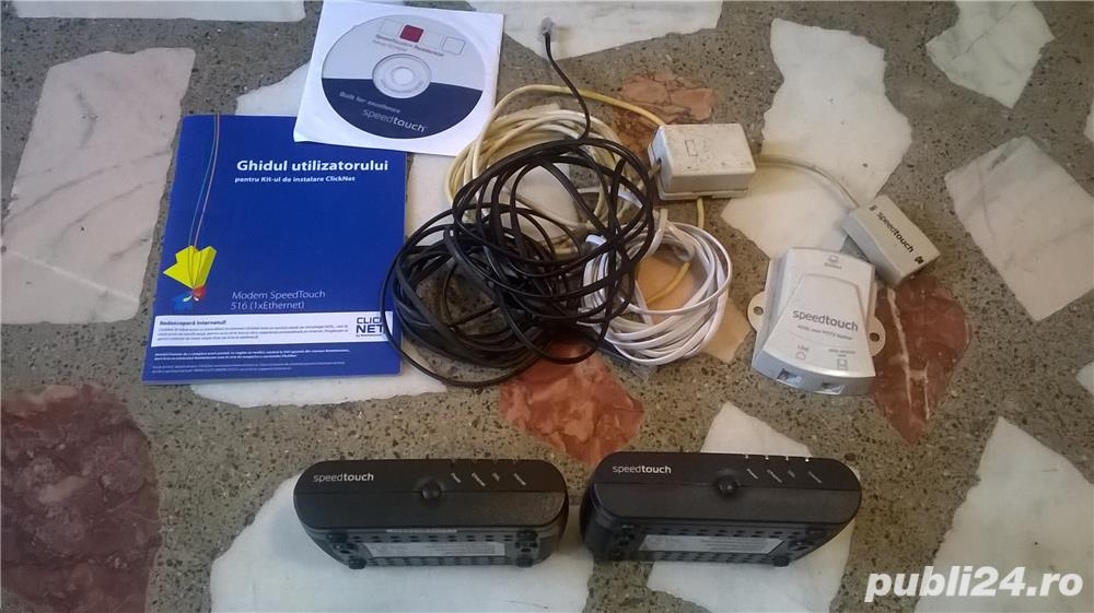 Modem internet speedtouch 516 x2 buc Modem internet speedtouch 516 x2 buc