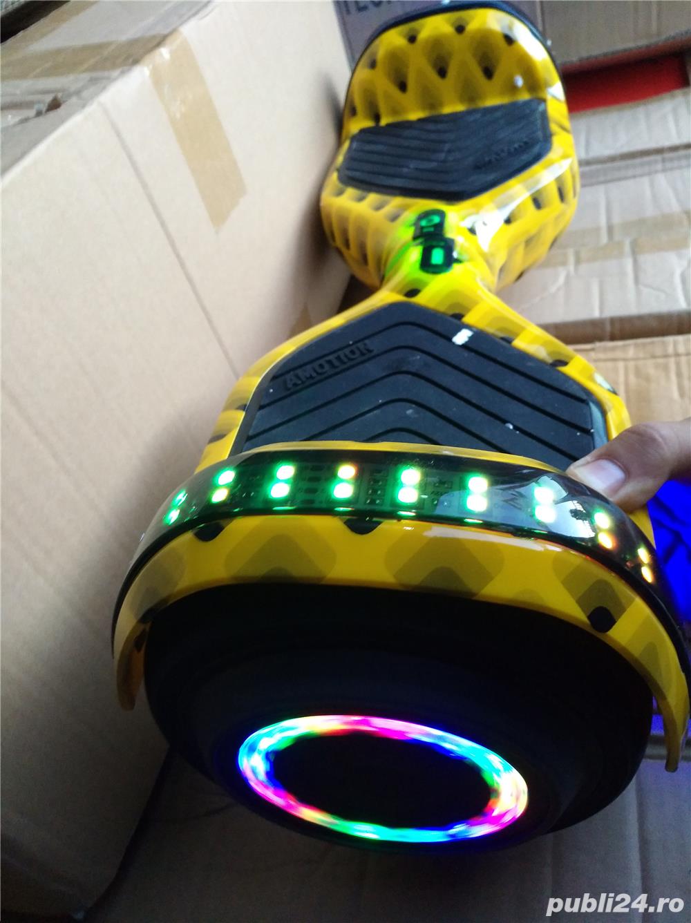 Hoverboard bluetooth full led yellow