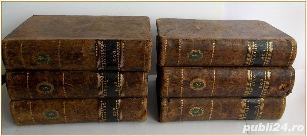 El Ingenioso Hidalgo - Don Quixote de la Mancha - Miguel de Cervantes (1797-1798), 6 vol.