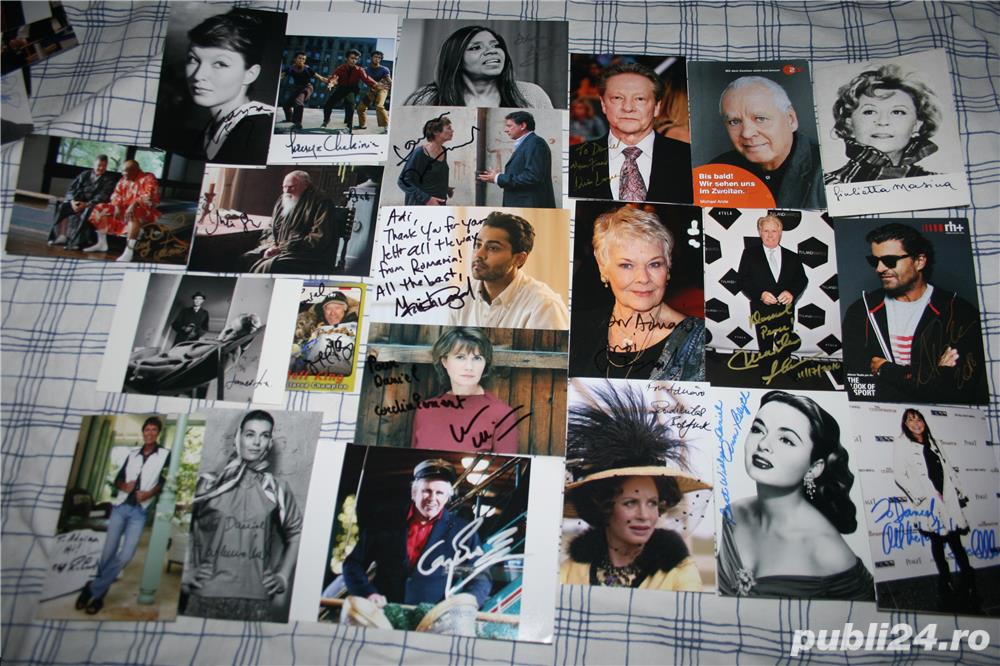 Vand autografe originale la 10 euro buc