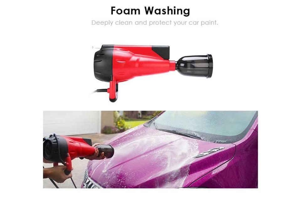  4x1 Aspirator,functie spalat ,aplicator spuma activa,uscare aer cald 30* 