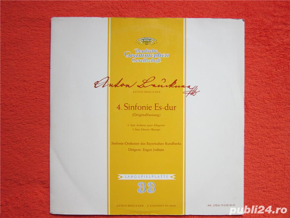 Vinil vinyl  rar 1956 -Bruckner -4 Sinfonie- Eugen Jochum 