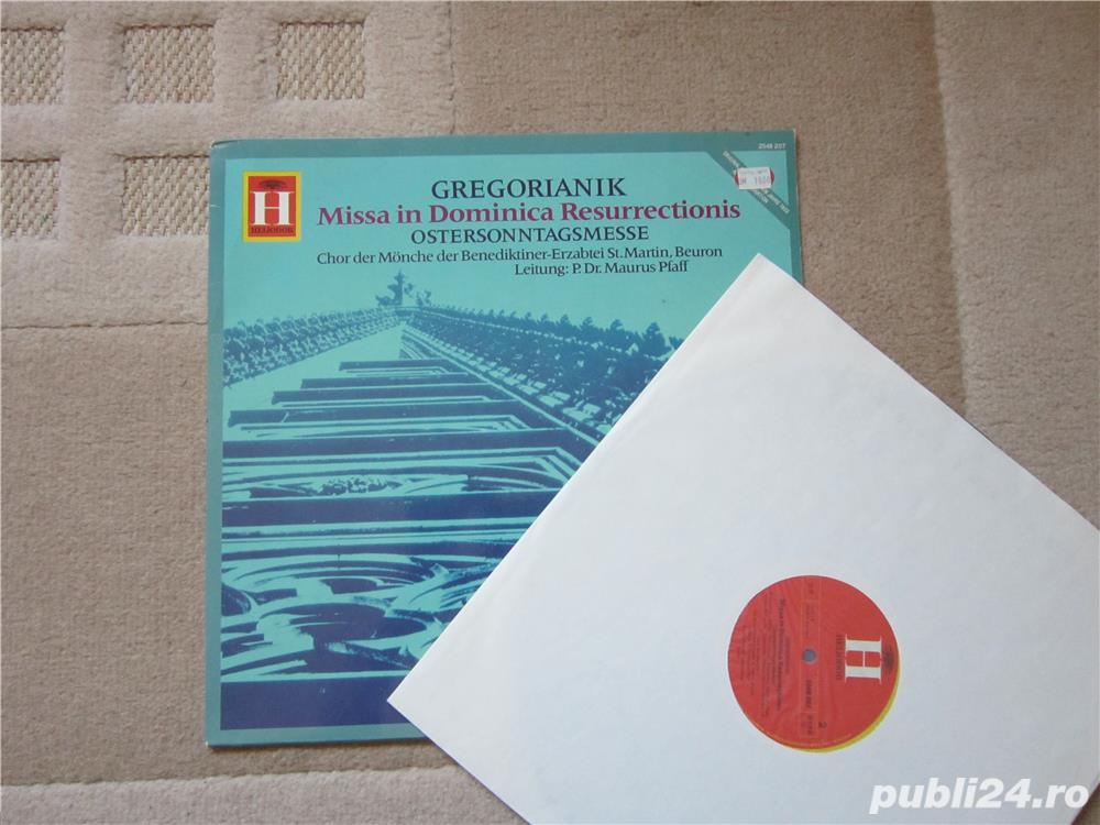 vinil rar Gregorianik -Missa In Dominica Resurrectionis 1953 -impecabil