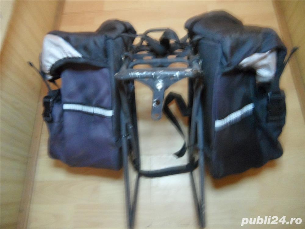 Portbagaj bicicleta cu gentute Portbagaj bicicleta cu gentute