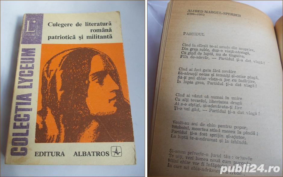 Culegere de literatura romana patriotica si militanta Culegere de literatura romana patriotica si militanta