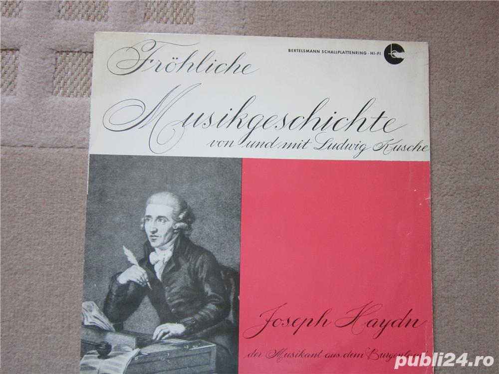 vinil rar Ludwig Kusche 1961- J.Haydn der Musikant aus dem Burgenland
