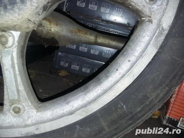 roti motocicleta veche in stare completa,roti genti aluminiu fata spate