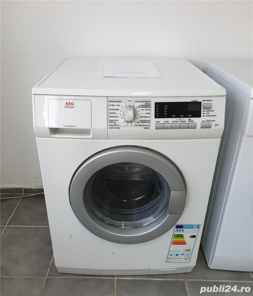  Masina de spălat rufe Aeg. 7 kg. Import Germania. 