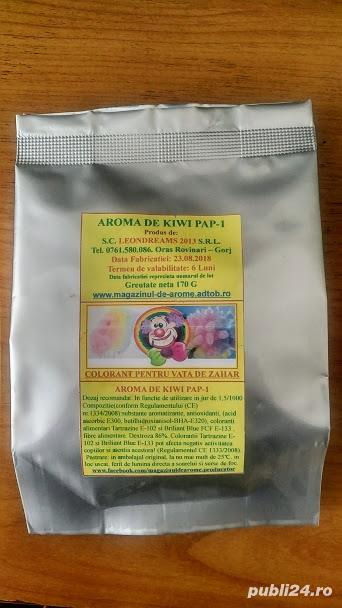 Colorant pentru Vata de zahar cu aroma de Kiwi.