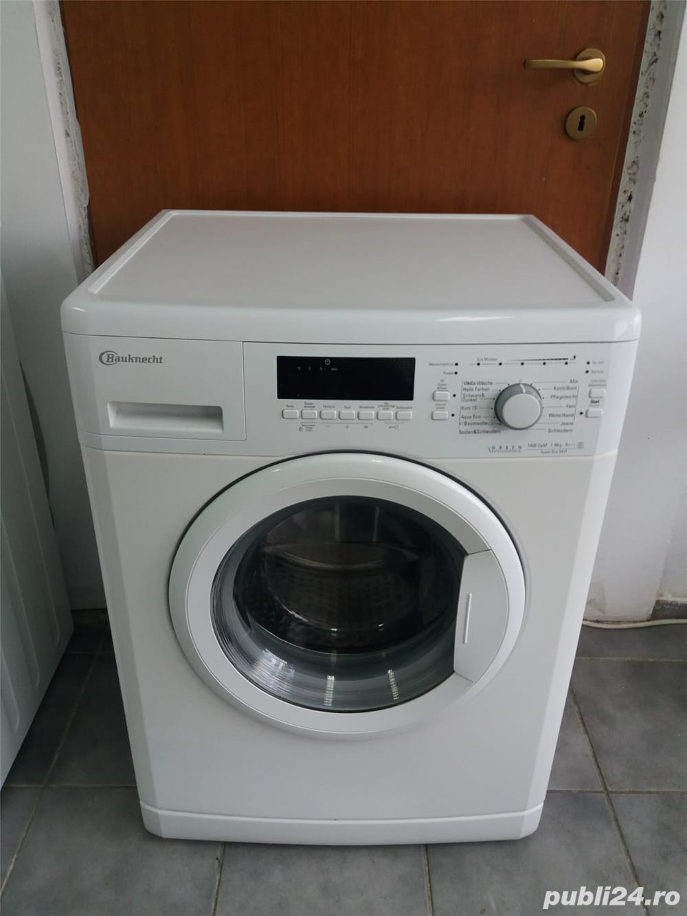 Masina de spălat rufe Bauknecht.  Capacitate cuva 6 kg. Model nou.