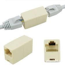 Adaptor,conector,cupla pentru extensie cablu RJ45,cat 5,6    
