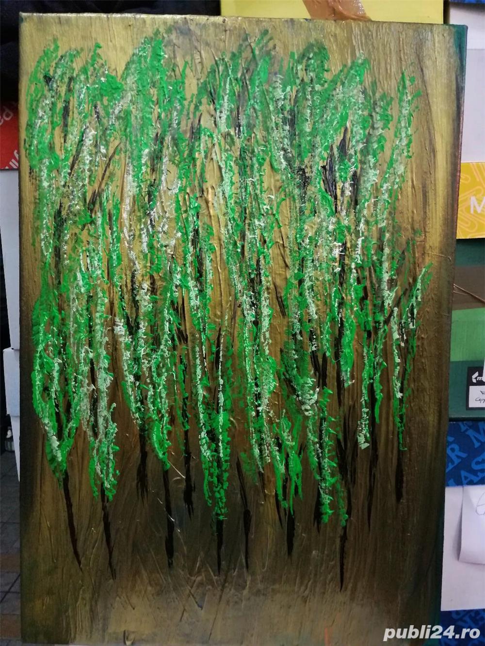 Tablou - padure de plopi