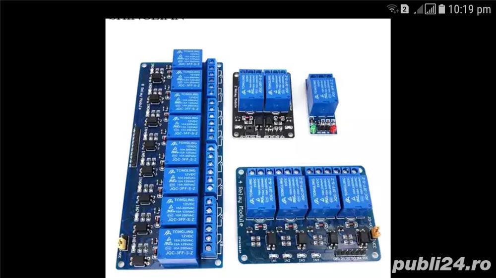 Modul cu 1 2 4 8 relee 5v pt Arduino sau alte proiecte facultate