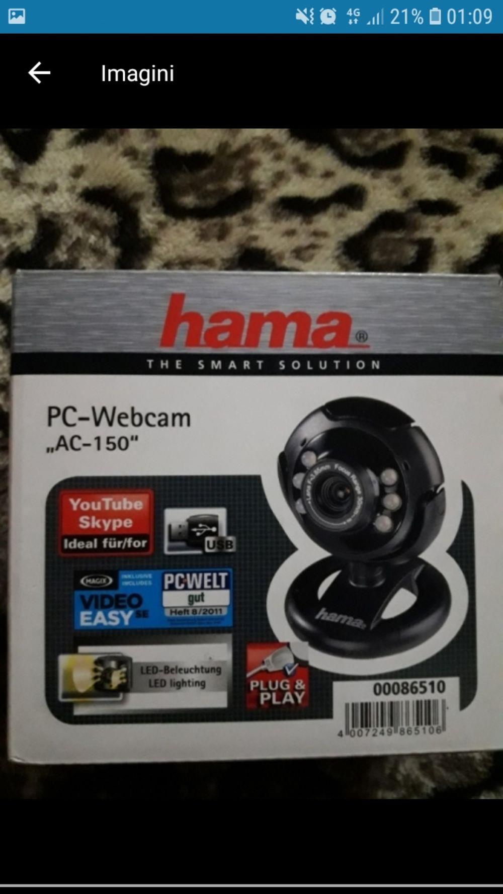 Vand camera web-cam nou nefolosit 