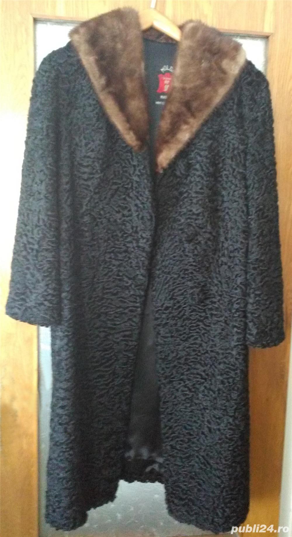 Haină lungă astrahan superbă!