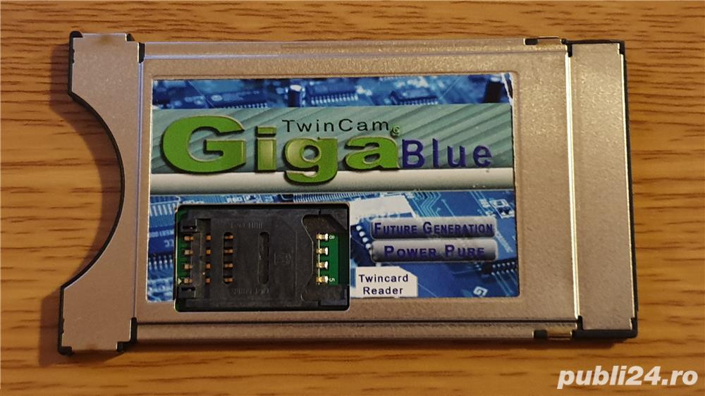 Giga Blue Twin Cam card CI pentru decodat cablu TV
