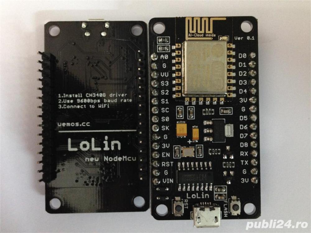 Node MCU Lua ESP8266-12E, Arduino, wifi, nodemcu, wireless modul, ethernet, IOT