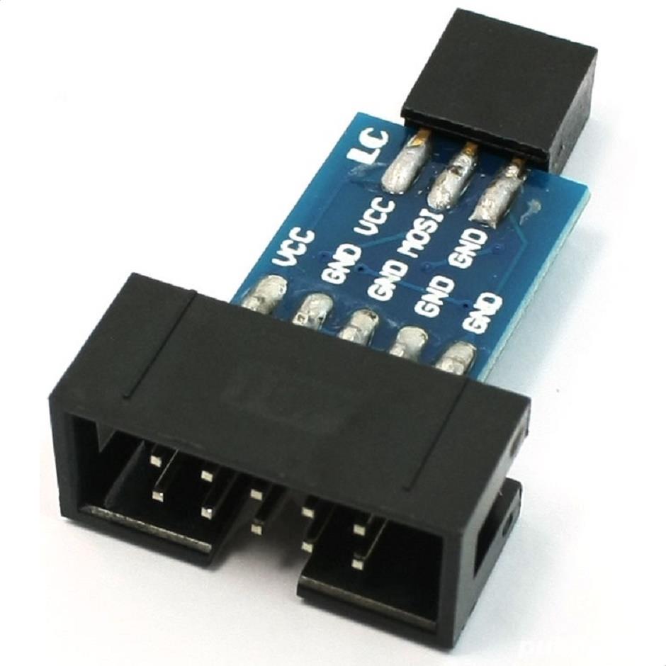 USBASP USB ASP ISP adaptor   adapter 10 Pin to 6   ICSP